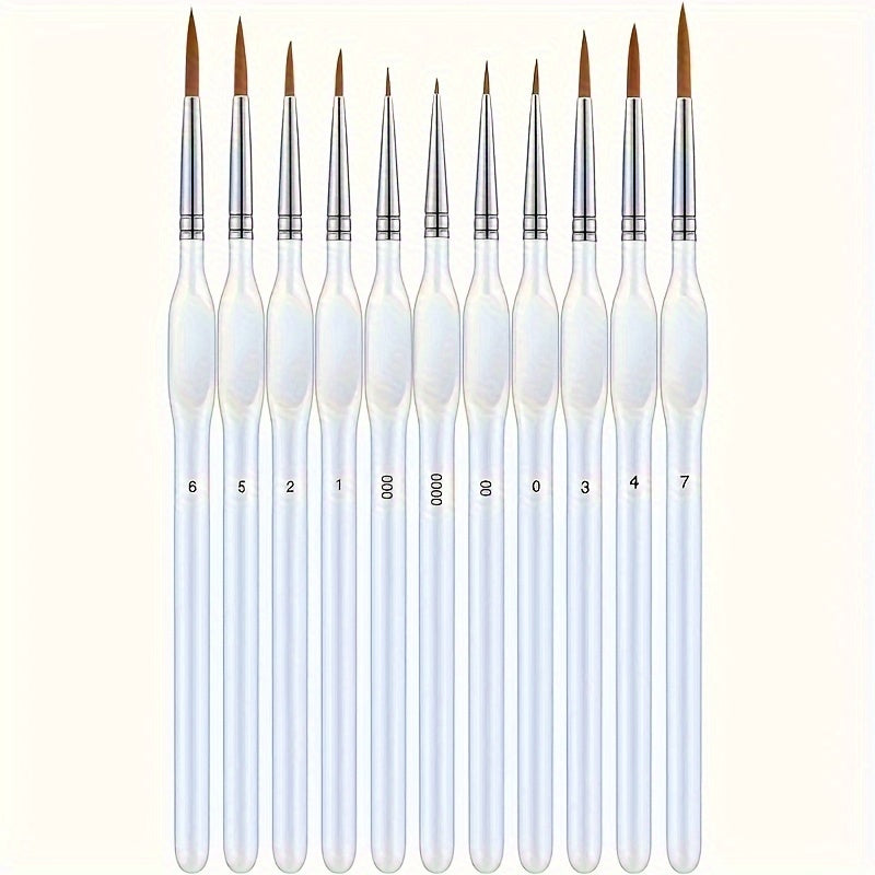 Pinceau de Détail Précis – Parfait pour la Peinture Précise et les Œuvres Intriquées