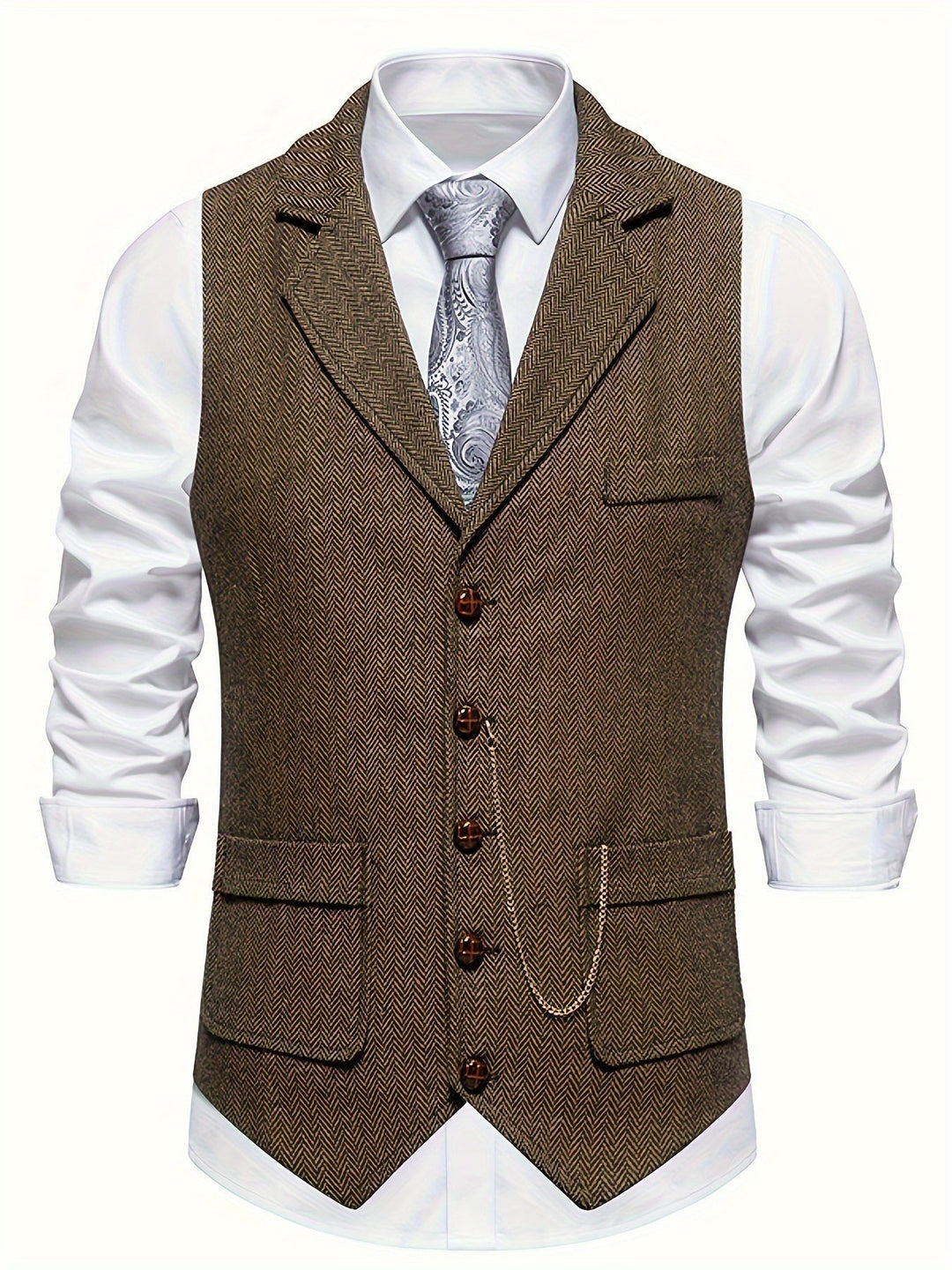 Gilet Classique pour Hommes | Court