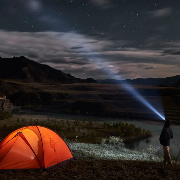 Lampe Frontale d'Exploration en Plein Air