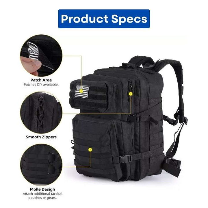 Sac à dos de survie polyvalent 30L/50L
