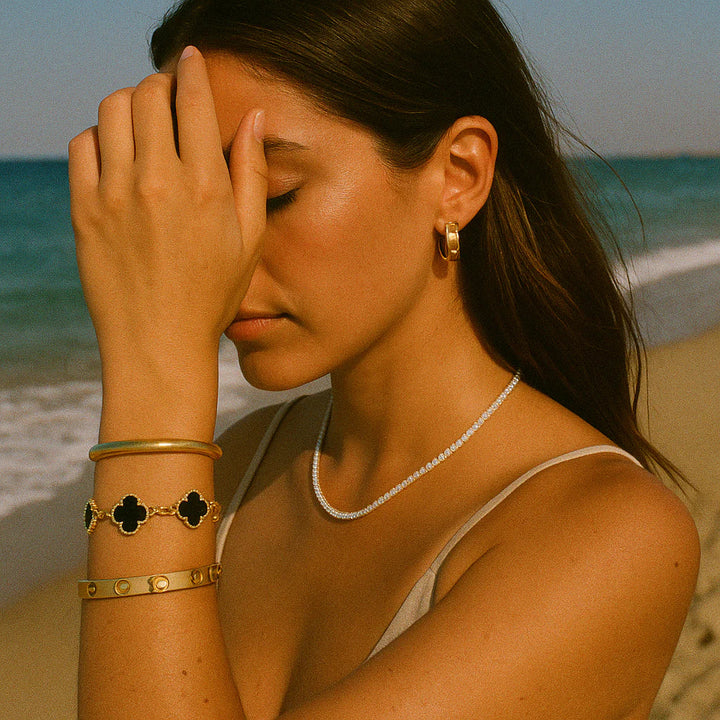 Bracelet Femme en Or et Argent | Accessoire Élégant et Stylé