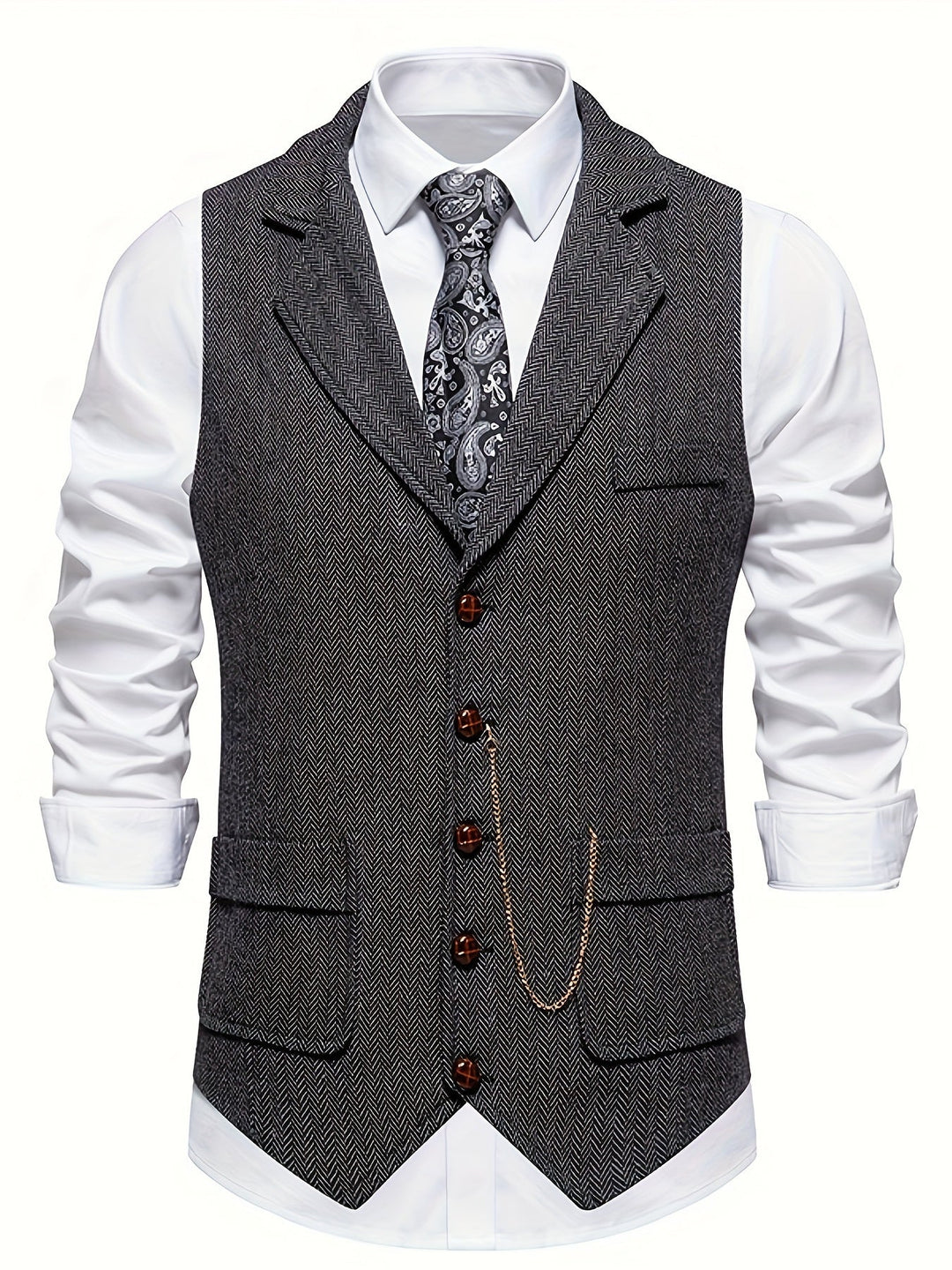 Gilet Classique pour Hommes | Court