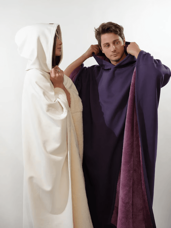 Hoodie Couverture Apaisante Oversize en Tissu Doux
