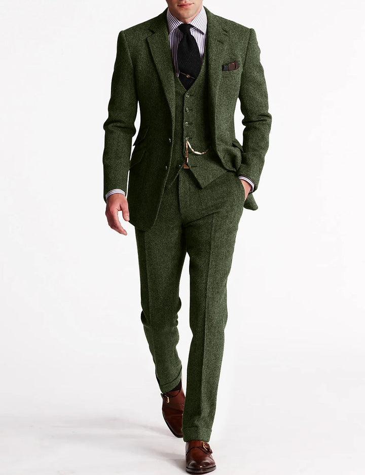 Costume Tuxedo en Tweed pour Hommes | Complet