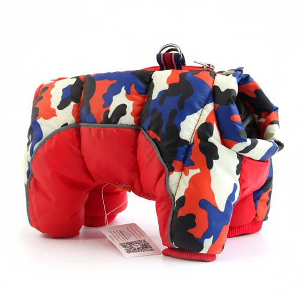 Veste d'Hiver Chaude et Imperméable pour Chiens avec Bandes Réfléchissantes