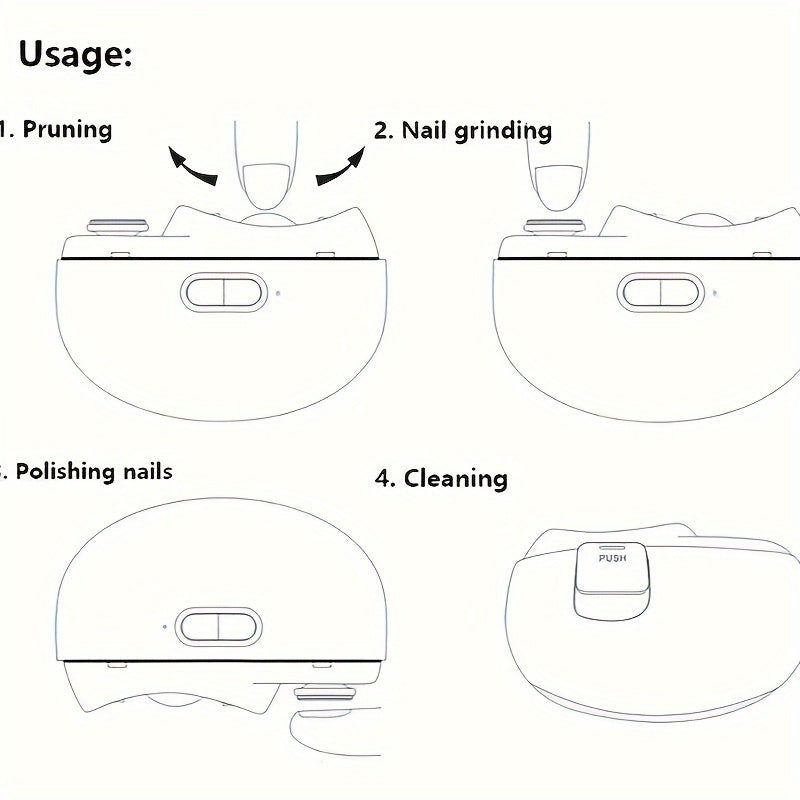 Coupe-ongles Électrique Intelligent – Sûr et Facile à Utiliser