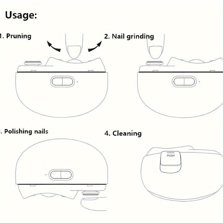 Coupe-ongles Électrique Intelligent – Sûr et Facile à Utiliser