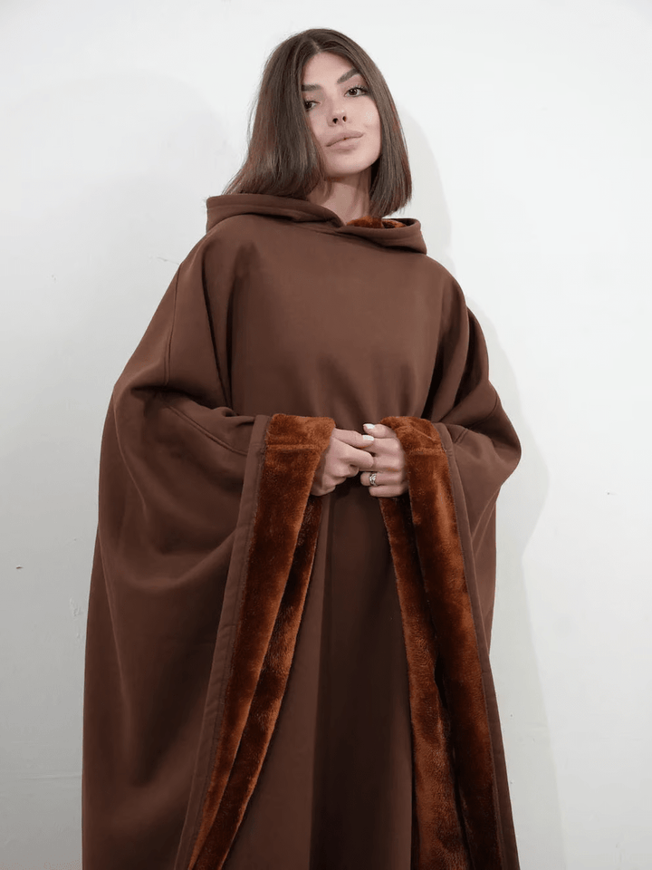 Hoodie Couverture Apaisante Oversize en Tissu Doux