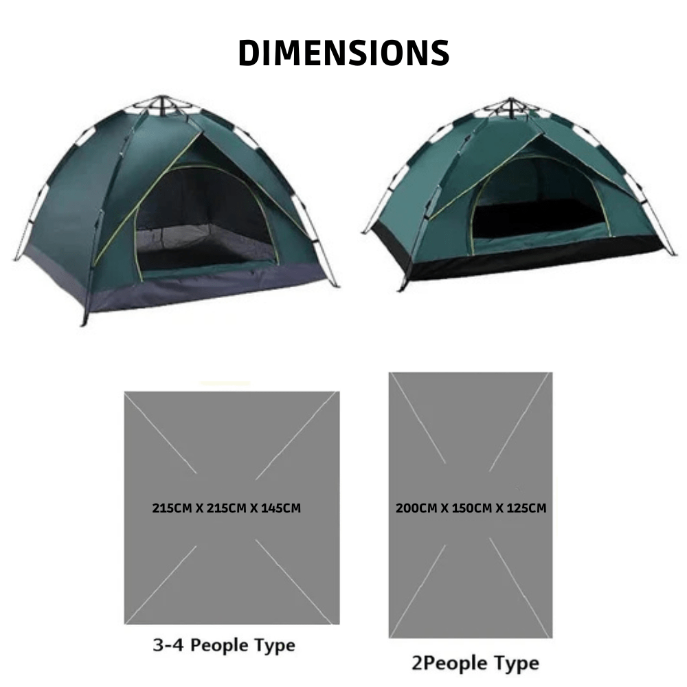 Tente de Camping à Montage Instantané