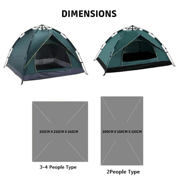 Tente de Camping à Montage Instantané