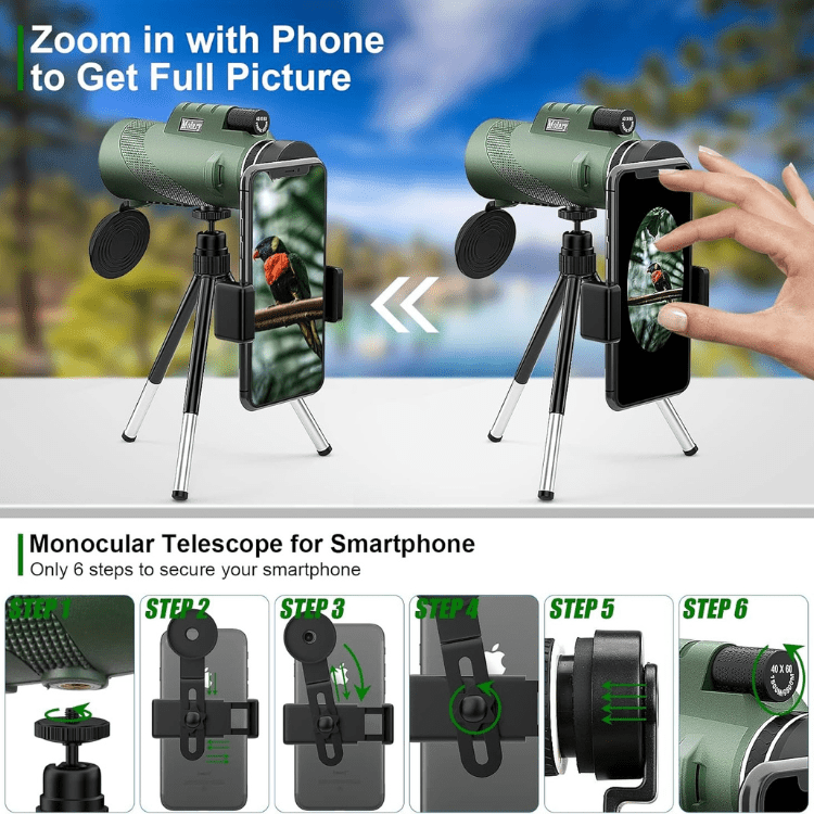 Télescope Monoculaire Compact 600x Ultra-Zoom