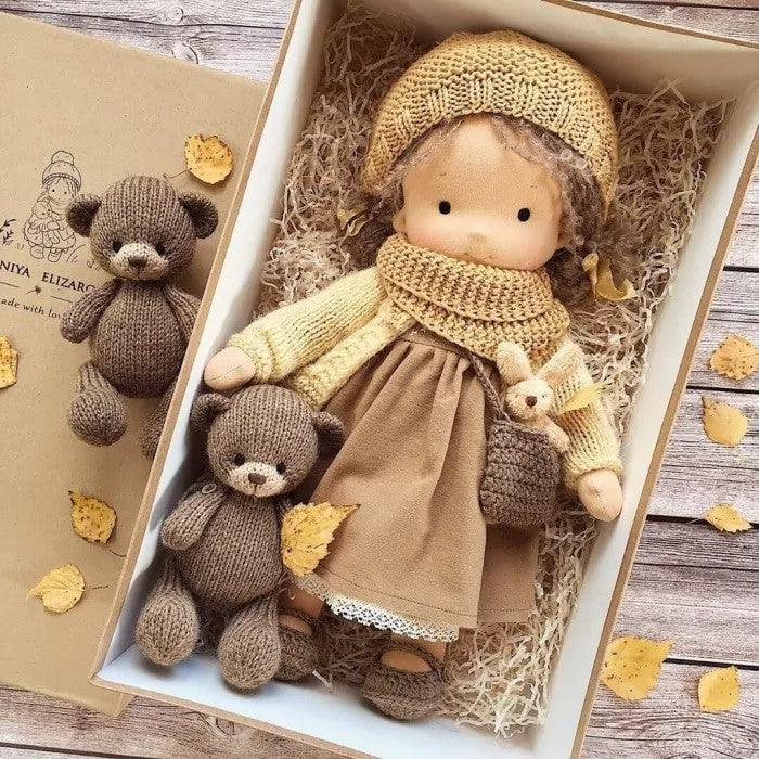 Poupée d'Étreinte Hivernale Artisanale