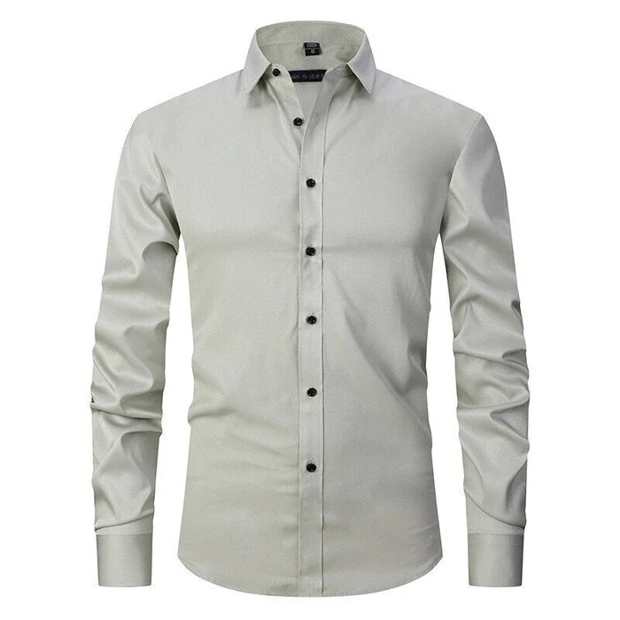 Chemise Élastique pour Hommes | Manches Longues