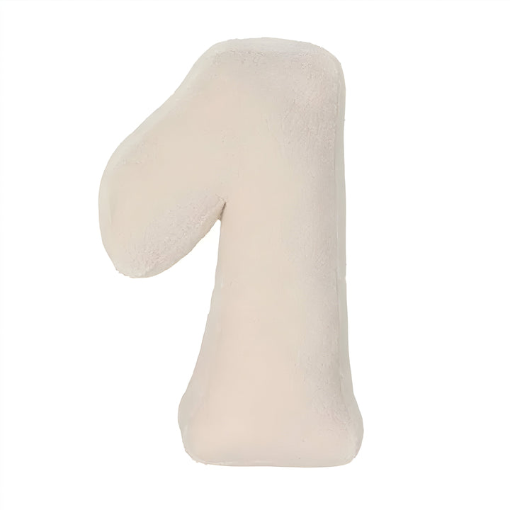 Coussin Lettre en Peluche Personnalisable - Accent Décoratif Doux pour Canapé ou Chambre d'Enfant