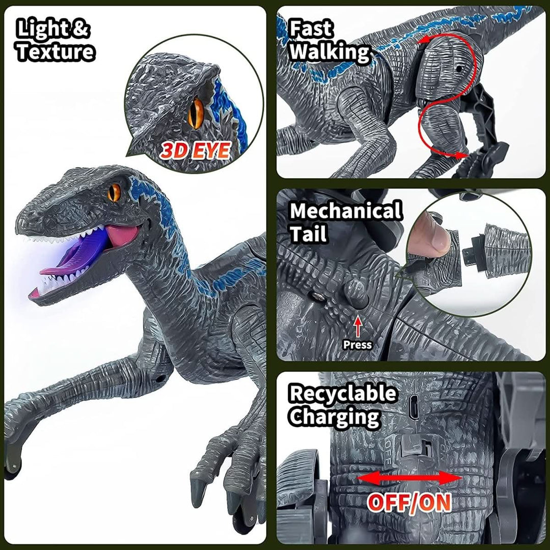 Jouet Dinosaure Interactif avec Lumière et Son pour un Amusement Préhistorique