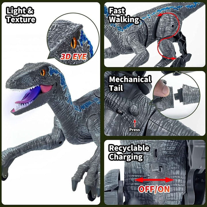 Jouet Dinosaure Interactif avec Lumière et Son pour un Amusement Préhistorique