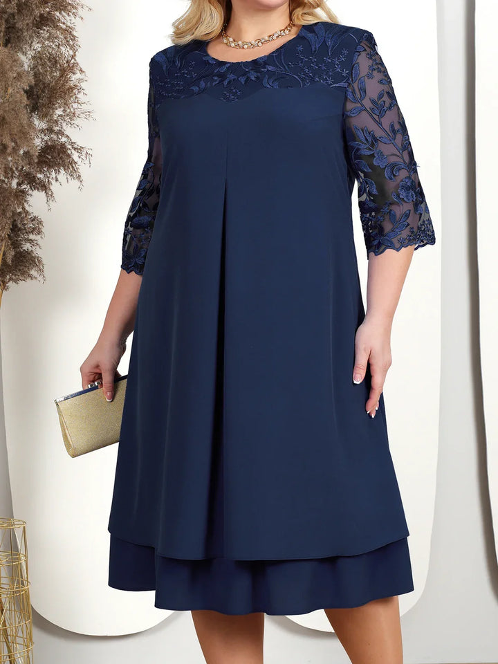 Robe de Banquet Grande Taille d'Automne