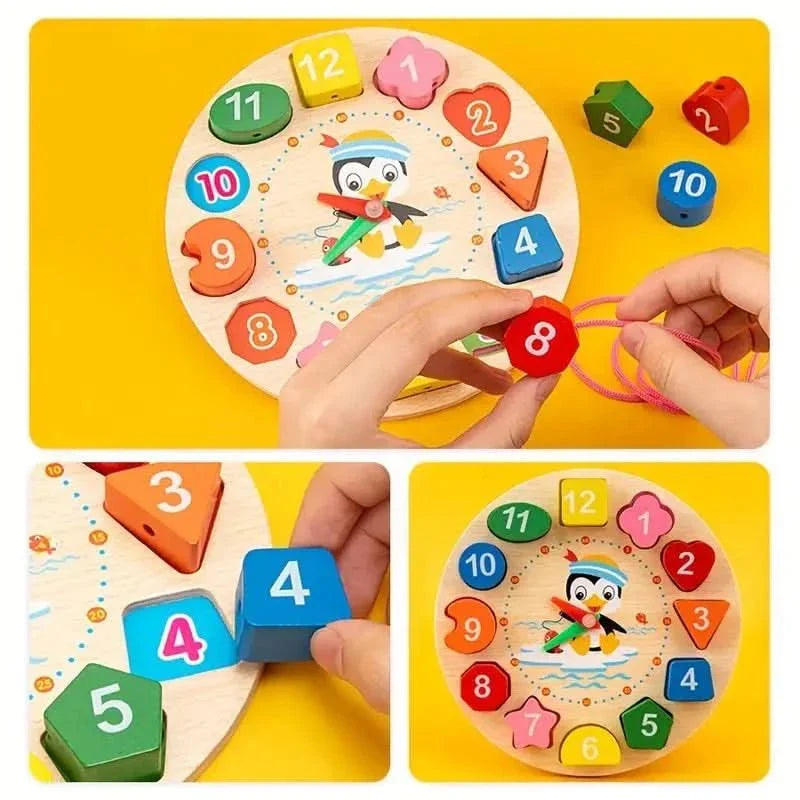 Ensemble d'apprentissage Montessori 5-en-1 – Développement créatif pour les bébés à partir de 6 mois