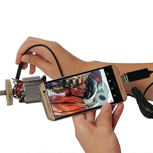 Caméra d'inspection de câble de 5 m avec fonctionnalité endoscope pour appareils mobiles