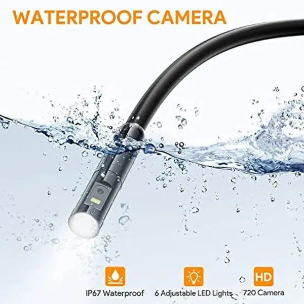 Caméra d'inspection de câble de 5 m avec fonctionnalité endoscope pour appareils mobiles
