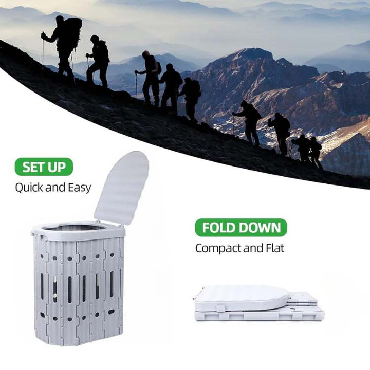 Toilette Pliable Premium pour un Usage Pratique