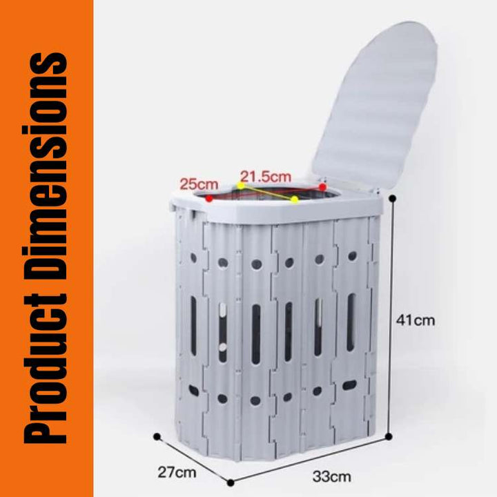 Toilette Pliable Premium pour un Usage Pratique