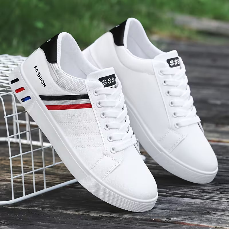 Baskets Blanches Basses pour Hommes | À Lacets