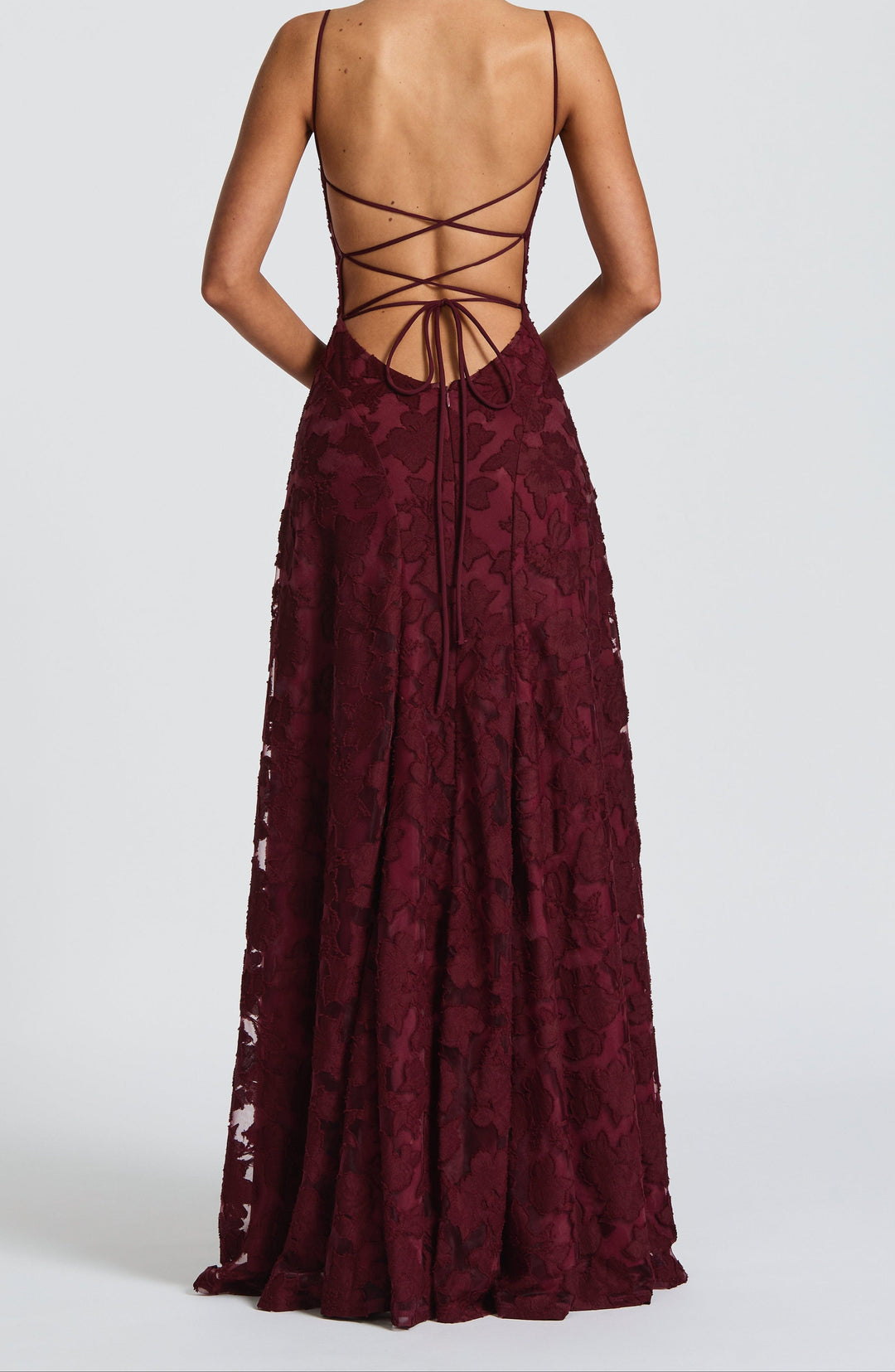 Robe Maxi Bella - Laque Cerise