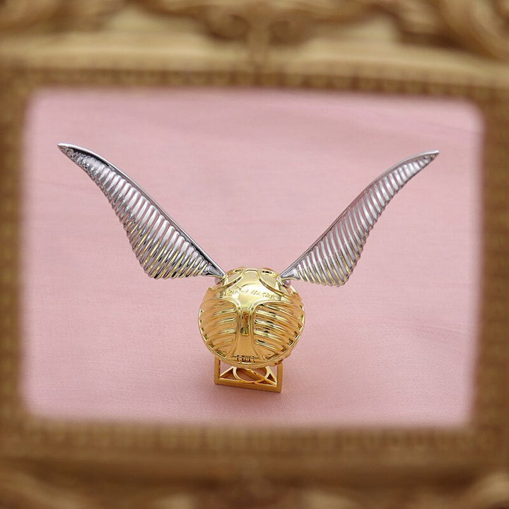 Boîte à Anneau en Or Plaqué 18k avec Design Mobile | Bijoux de Luxe