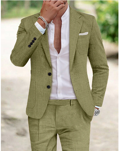 Costume en Lin pour Homme | Léger et Élégant pour l'Été et l'Automne