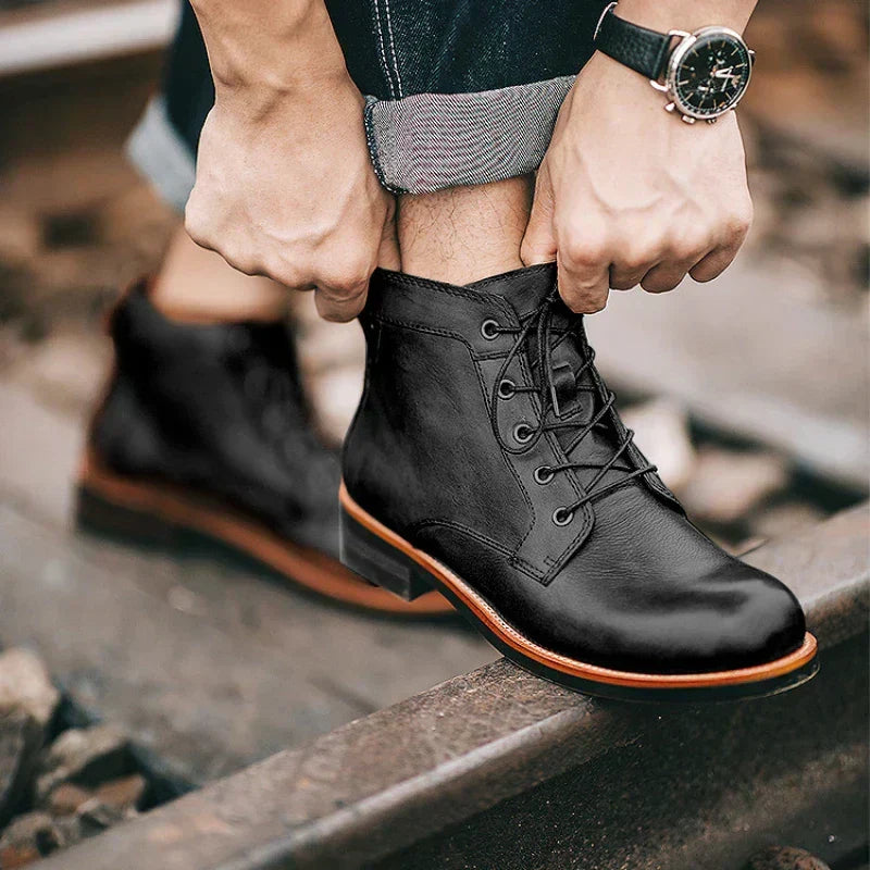 Bottines en Cuir pour Hommes | Confortables