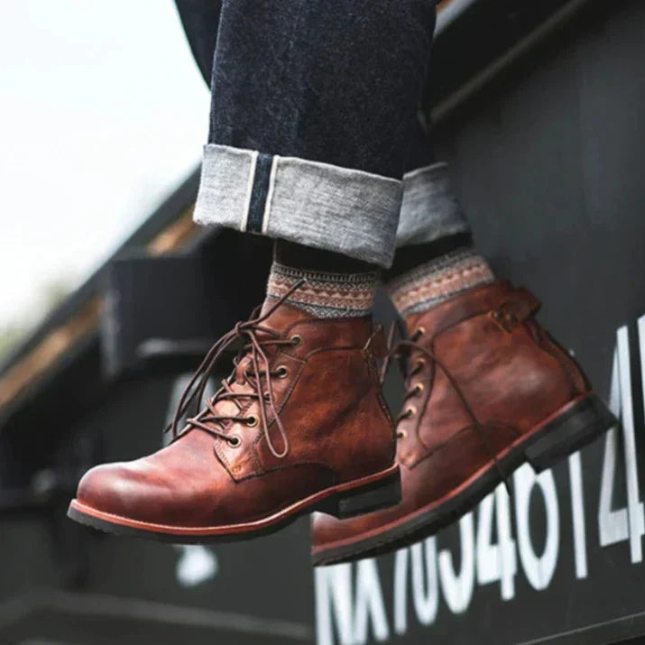 Bottines en Cuir pour Hommes | Confortables