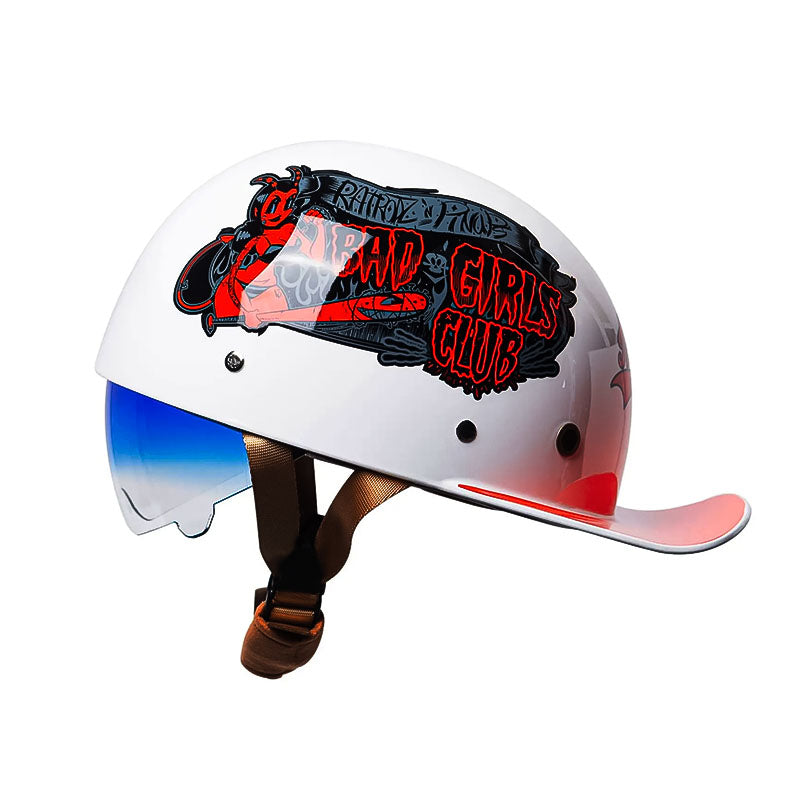 Casque de baseball pour moto homologué DOT