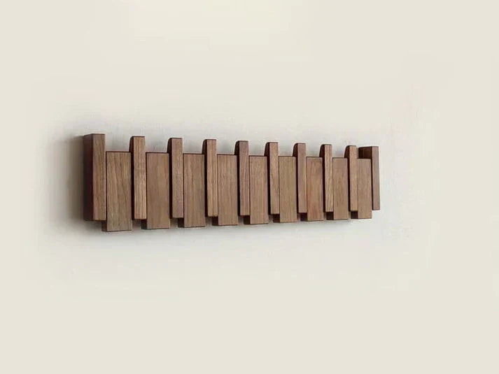 Porte-manteau en Bois Piano - Design Élégant
