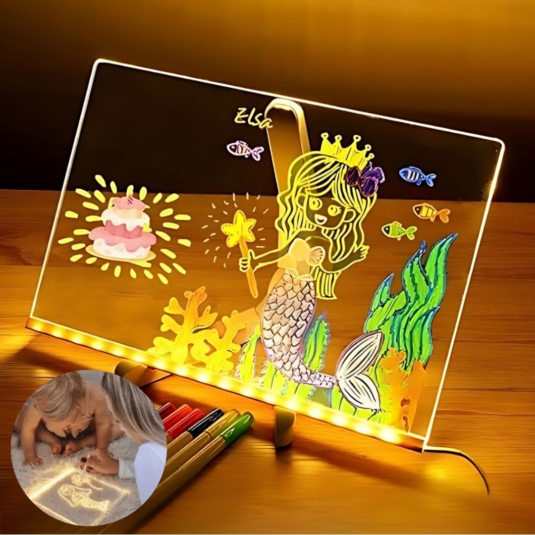 Jouet pour Enfants | Tableau d'Écriture et de Dessin LED
