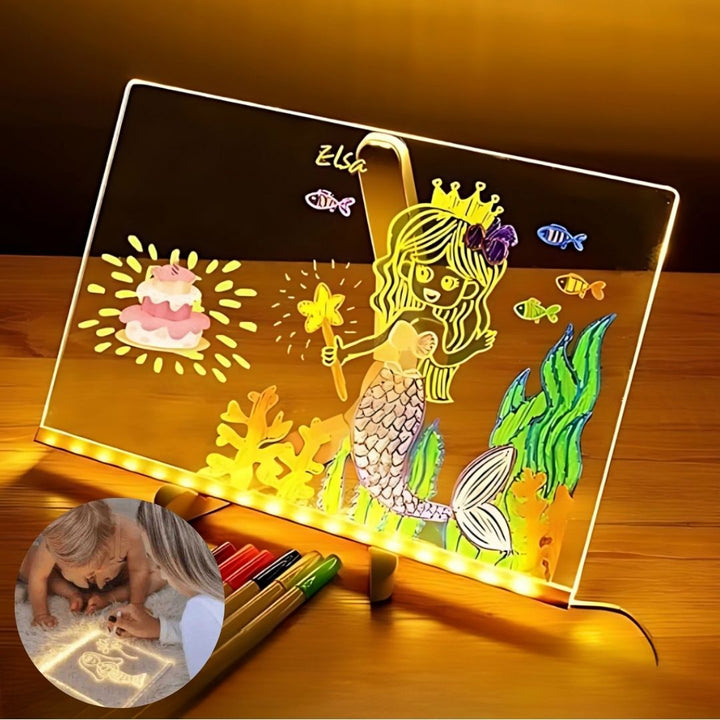 Jouet pour Enfants | Tableau d'Écriture et de Dessin LED