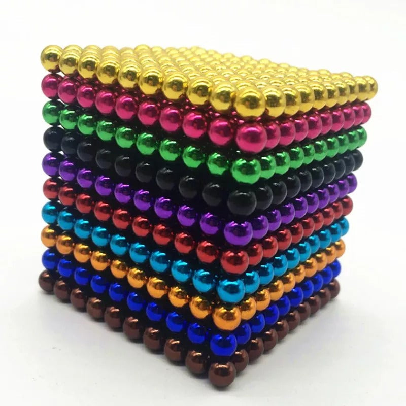 Jouets de Construction Magnétiques - Petites Boules Magnétiques pour une Construction Créative