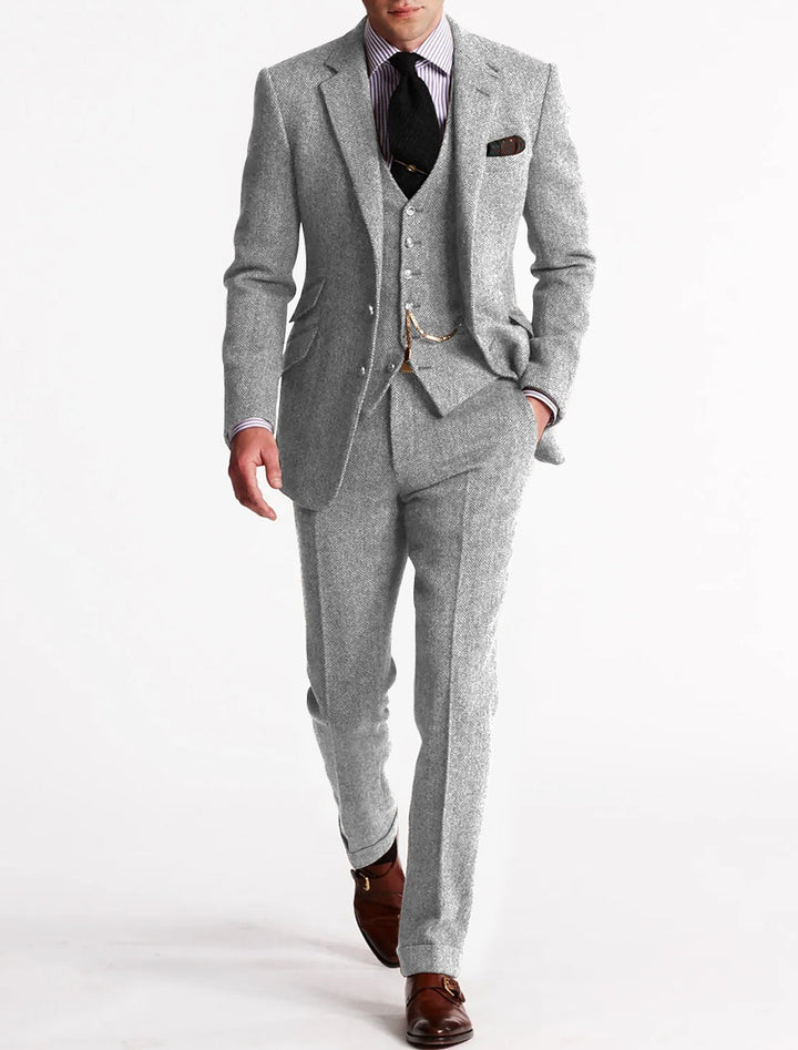 Costume Tuxedo en Tweed pour Hommes | Complet