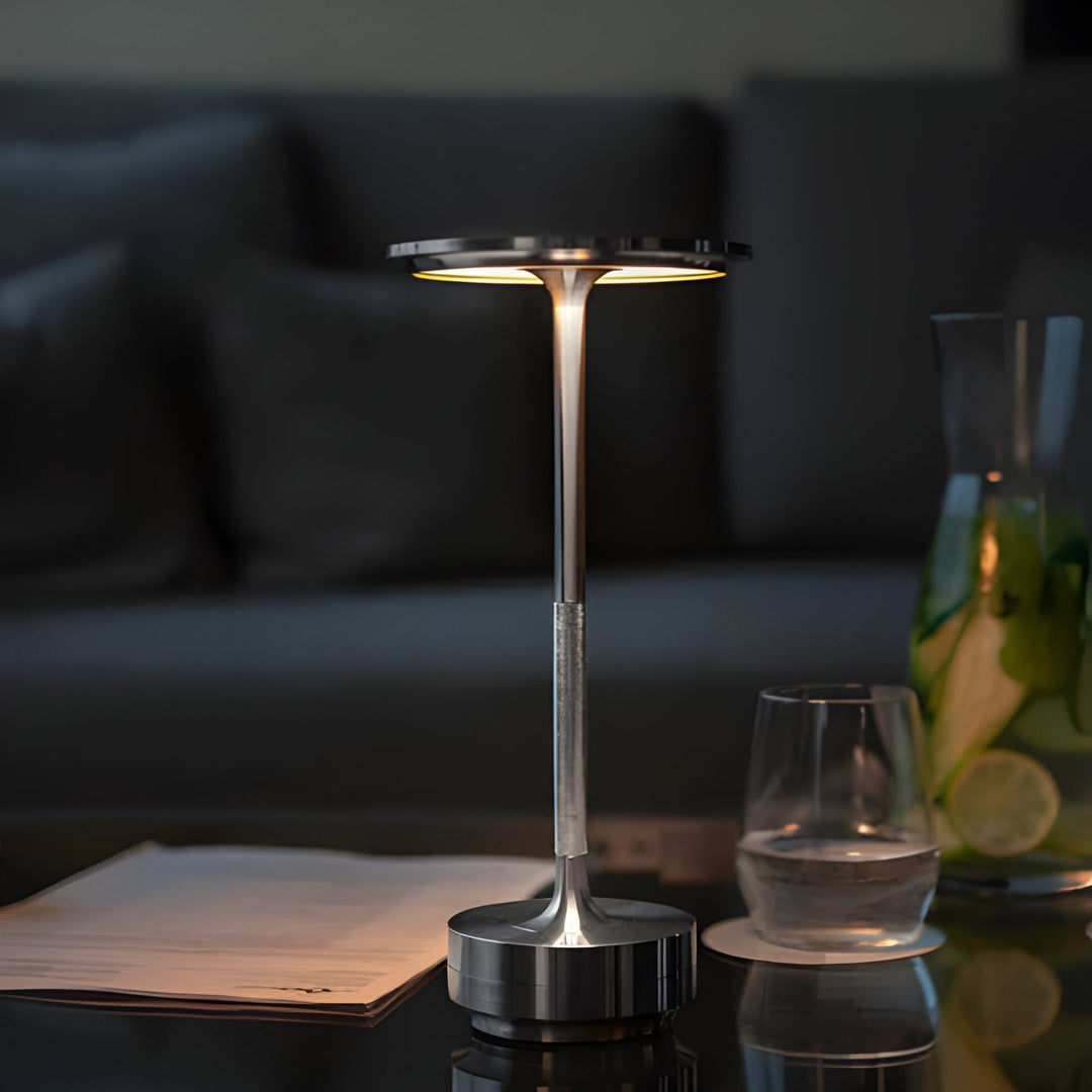 Lampe de Table Rechargeable Sans Fil pour Salon | Lumière de Bureau Polyvalente