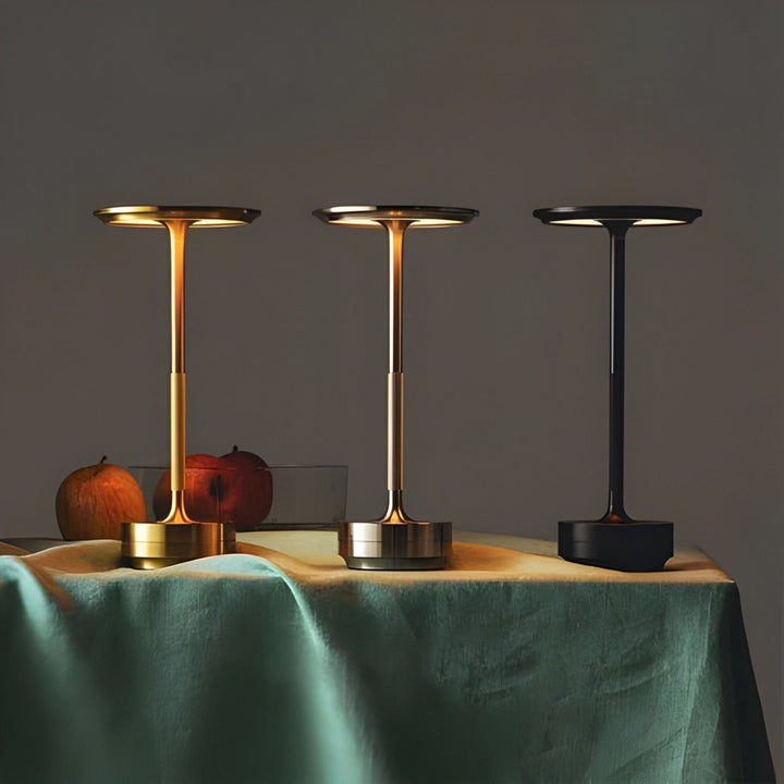 Lampe de Table Rechargeable Sans Fil pour Salon | Lumière de Bureau Polyvalente