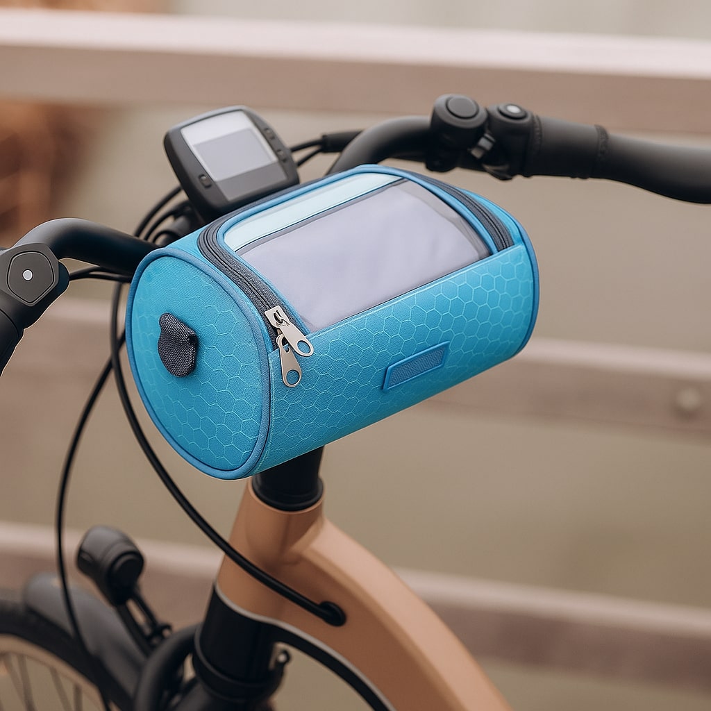 Sacoche de guidon de vélo étanche avec écran tactile