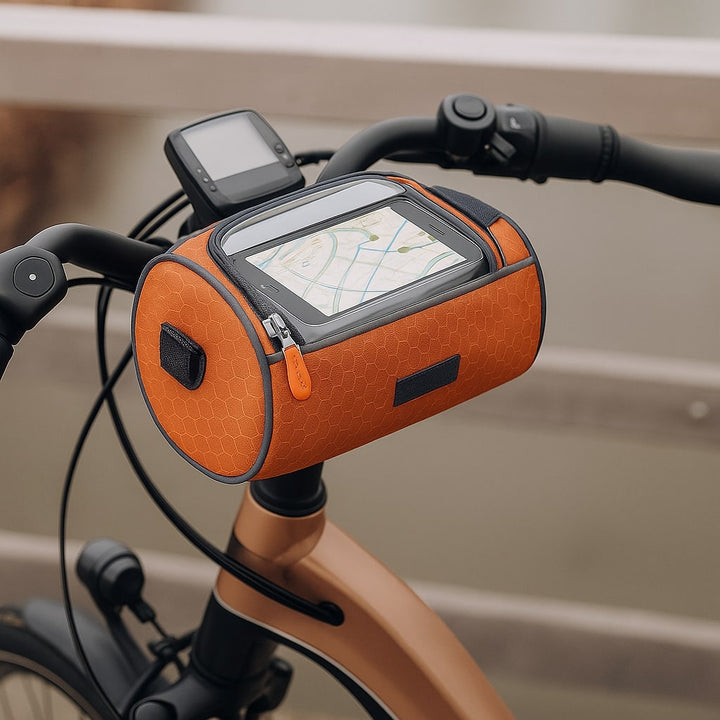 Sacoche de guidon de vélo étanche avec écran tactile