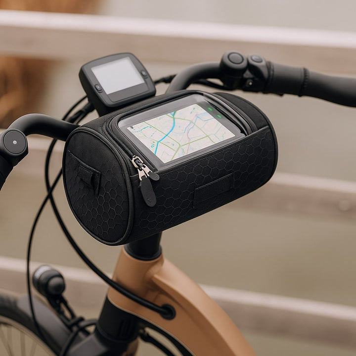 Sacoche de guidon de vélo étanche avec écran tactile