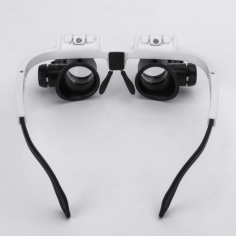 Loupes avec Lumière et Grossissement 8x, 15x & 23x