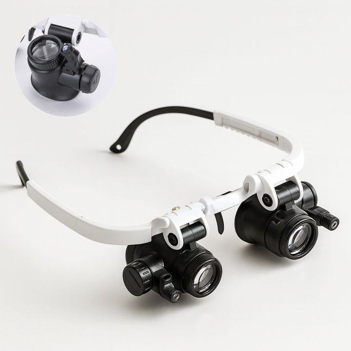 Loupes avec Lumière et Grossissement 8x, 15x & 23x
