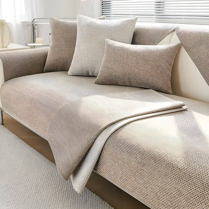 Housse de Canapé Antidérapante – Housse de Coussin Premium pour une Utilisation Toute l'Année