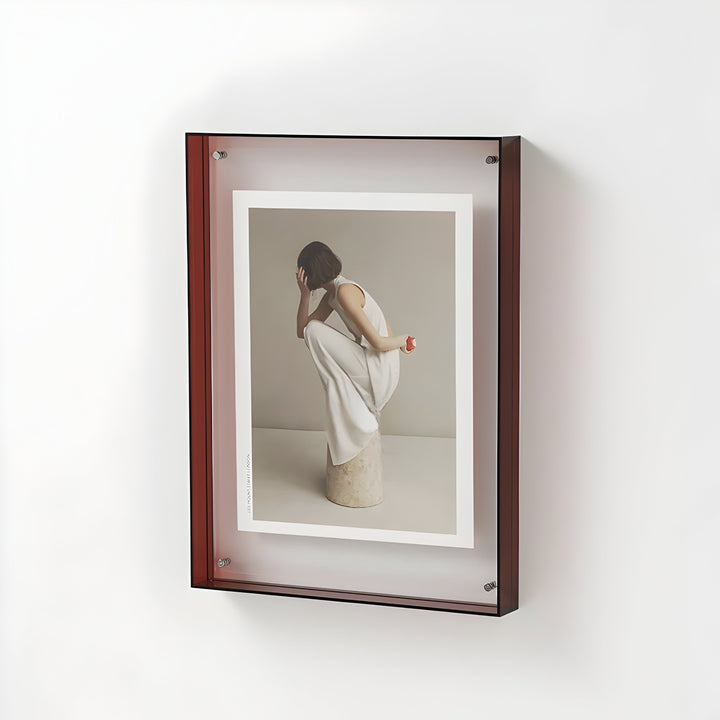 Cadre Photo Acrylique Moderne – Options Claires et Colorées pour la Protection des Photos