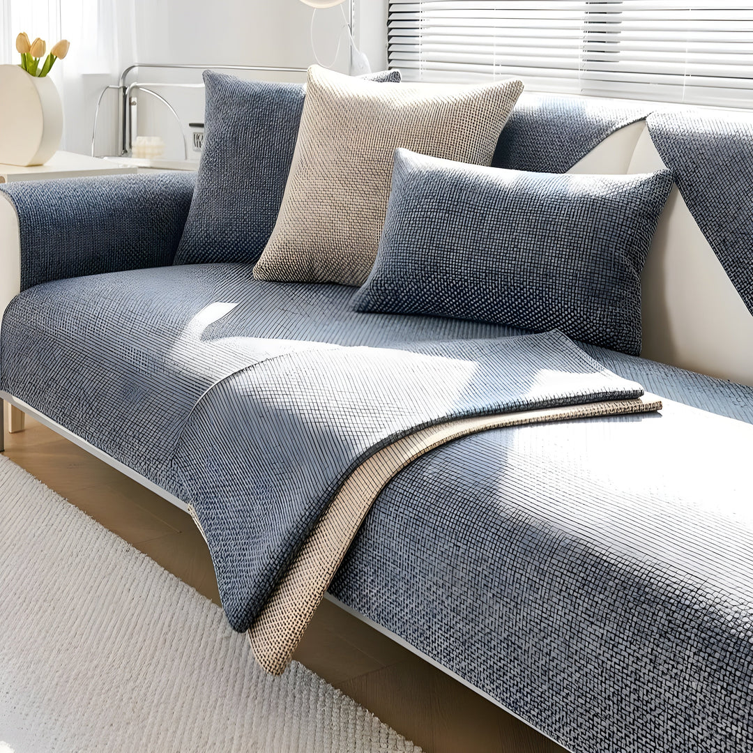 Housse de Canapé Antidérapante – Housse de Coussin Premium pour une Utilisation Toute l'Année