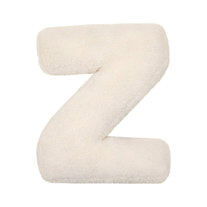 Coussin Lettre en Peluche Personnalisable - Accent Décoratif Doux pour Canapé ou Chambre d'Enfant