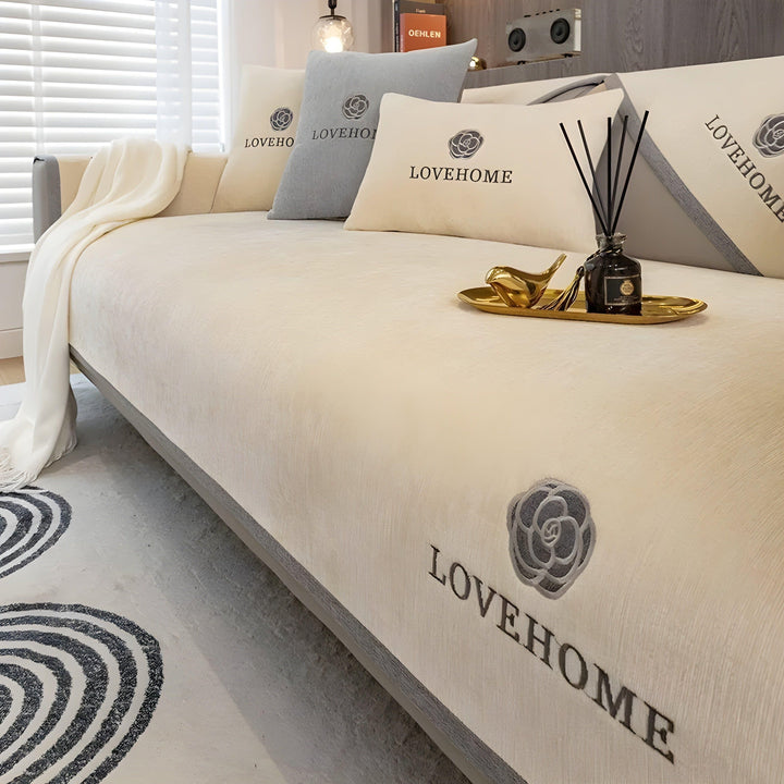 Housse de Canapé Premium - Contemporaine, Protecteur de Coussin Antidérapant